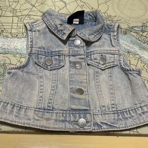 Kids Denim Vest.